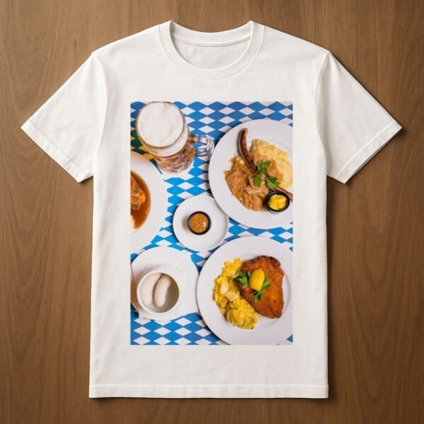 T-shirt with food
