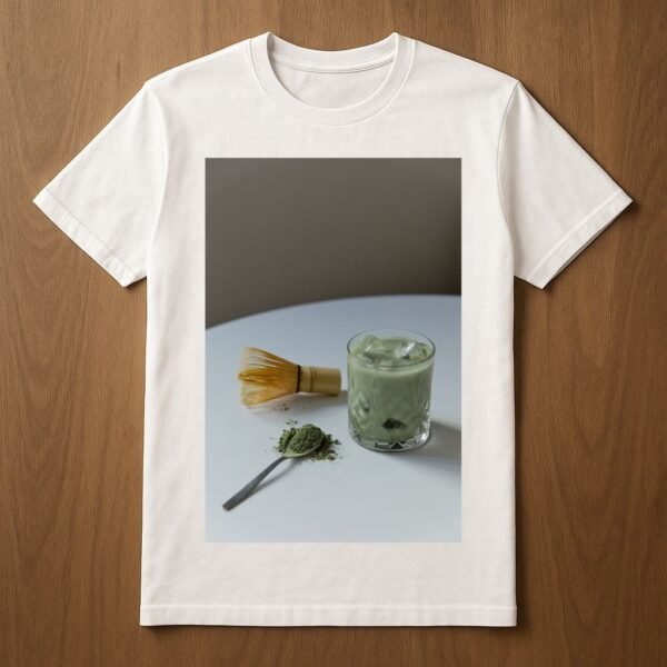 T-shirt with moka tea